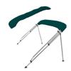 MSC 3 Bow 4 Bow Bimini Top Boat Cover with Rear Support Pole and Storage Boot(Teal,3 Bow 6'L x 46" H x 54"-60" W) view 4