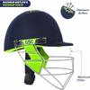 DSC Vizor Cricket Helmet Large (Navy) view 3