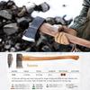 1844 Helko Werk Germany Traditional Saxon - Made in Germany Heavy Duty Splitting Axe for Chopping Firewood and Splitting Logs - Heavy Wood Splitting Axe, Head 6-1/4 lbs, Handle 31 in. (Saxon) #13588 view 2