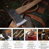 1844 Helko Werk Germany Traditional Saxon - Made in Germany Heavy Duty Splitting Axe for Chopping Firewood and Splitting Logs - Heavy Wood Splitting Axe, Head 6-1/4 lbs, Handle 31 in. (Saxon) #13588 view 3
