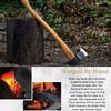1844 Helko Werk Germany Traditional Saxon - Made in Germany Heavy Duty Splitting Axe for Chopping Firewood and Splitting Logs - Heavy Wood Splitting Axe, Head 6-1/4 lbs, Handle 31 in. (Saxon) #13588 view 4