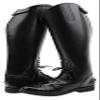 Hispar Mens Man Victory Leather English Field Boots Horse Back Riding Equestrian - Black 13 Wide Calf view 1