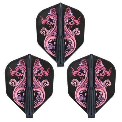 Cosmodarts Fit Flight Air x Shinji Umeda Ver. 2 Flight Shape D Black