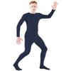 Ensnovo Adult Spandex One Piece Unitard Full Body Suit Costume Navy Blue, XL view 3