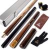 CUESOUL 57 inch Handcraft 3/4 Jointed Snooker Cue with Mini Butt End Extension Packed in Aluminium Cue Case D306 view 1