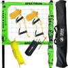 Park & Sun Sports Spectrum Classic: Adjustable Professional Outdoor Volleyball Net System, Green Net - Ideal for Beach, Grass, and Backyard Games - Durable, Easy Setup, Anti-Sag, Portable view 1