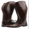 Hispar Mens Man GRANDUER Pull On Leather English Field Boots Horse Back Riding Equestrian - Brown 11.5 Slim Calf view 1