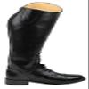 Hispar Mens Man GRANDUER Pull On Leather English Field Boots Horse Back Riding Equestrian - Black 9.5 Wide Calf view 3