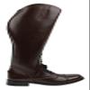 Hispar Mens Man GRANDUER Pull On Leather English Field Boots Horse Back Riding Equestrian - Brown 10 2 Plus Calf view 3