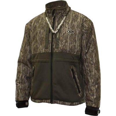Drake LST Heavyweight Eqwader Full Zip Jacket (Mossy Oak Bottomland) (Men's 2XL)