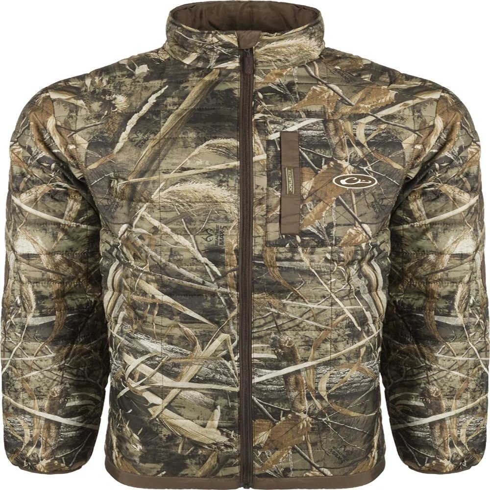 Drake Waterfowl MST Camo Synthetic Down Two-Tone Pac Jacket Realtree Max-5 Two-Tone 2Xlarge