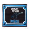 Team Sports America NFL Carolina Panthers Emobossed Outdoor Safe Mat 30" W x 18" H Durable Non Slip Floormat for Football Fans view 1