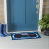 Team Sports America NFL Carolina Panthers Emobossed Outdoor Safe Mat 30" W x 18" H Durable Non Slip Floormat for Football Fans view 2