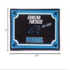 Team Sports America NFL Carolina Panthers Emobossed Outdoor Safe Mat 30" W x 18" H Durable Non Slip Floormat for Football Fans view 3