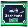 Team Sports America NFL Seattle Seahawks Embossed Outdoor-Safe Mat - 30" W x 18" H Durable Non Slip Floormat for Football Fans view 1