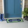 Team Sports America NFL Seattle Seahawks Embossed Outdoor-Safe Mat - 30" W x 18" H Durable Non Slip Floormat for Football Fans view 2