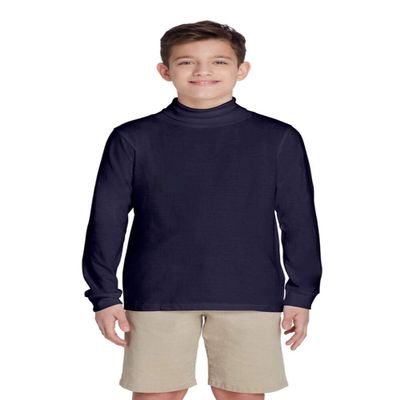 French Toast Boys' Toddler Turtleneck, Navy, 4T