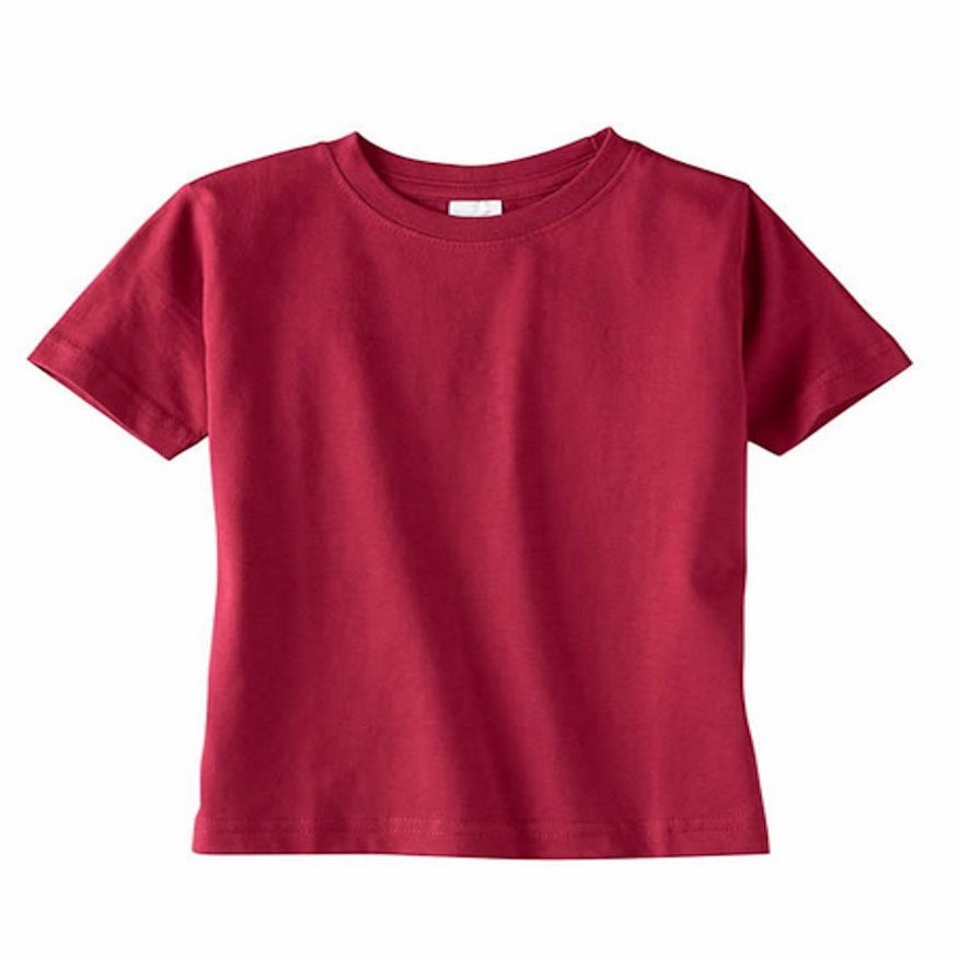 100% Cotton Toddler Fine Jersey T Shirt- Over 30 Colors offered by Little Cutie Boutique