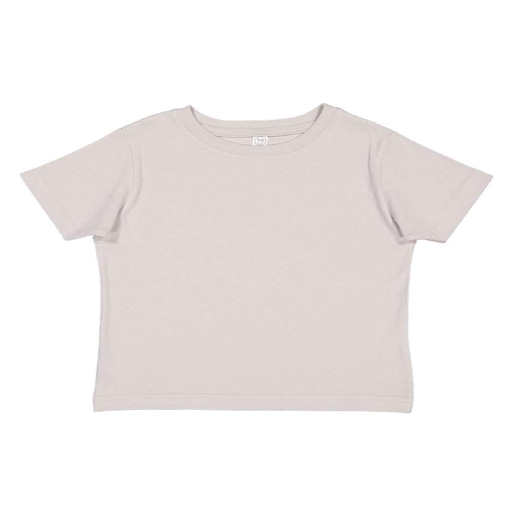 Rabbit Skins 100% Cotton Toddler Fine Jersey T Shirt- Over 30 Colors Offered by Little Cutie Boutique