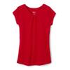 French Toast Little Girls' Short Sleeve V-Neck T-Shirt, Red, 6X view 1