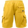 J. LOVNY Men's Comfy Fit Summer Drawstring Fleece Cargo SweatShorts M-7XL Yellow view 3