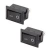 10x SPST ON/Off Black Rocker Rectangular 12V DC/5A 10A/125V AC Switch Car/Boat view 3