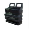 DLP Tactical 223 Rigid Magazine Pouch MOLLE Mount CP Black 5.56/.223 M4 Mag view 1