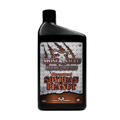 Elusive Wildlife Swine Sauce Soybean and Peanut Attractants Premium Hunting Gear for Wild Hogs - 32 oz Concentrated Blends: Roasted Peanut, Day Old Donut, Extreme Strawberry