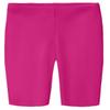 Made in USA Baby Girls Long Underwear Bike Shorts in 100% Cotton for Play, School, Dance, and Under Dresses, Hot Pink 9/12m view 1