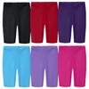 Made in USA Baby Girls Long Underwear Bike Shorts in 100% Cotton for Play, School, Dance, and Under Dresses, Hot Pink 9/12m view 2