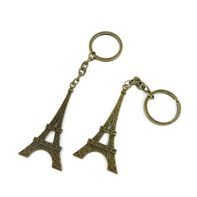10 Pieces Fashion Jewelry Keyring Keychain Door Car Key Tag Ring Chain Supplier Supply Wholesale Bulk Lots Q9YJ8 Paris Eiffel Tower