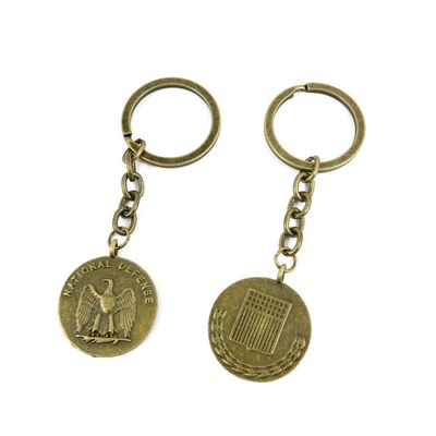 10 Pieces Fashion Jewelry Keyring Keychain Door Car Key Tag Ring Chain Supplier Supply Wholesale Bulk Lots O5VP2 National Defense Signs Tag