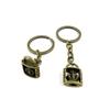10 Pieces Fashion Jewelry Keyring Keychain Door Car Key Tag Ring Chain Supplier Supply Wholesale Bulk Lots B4BO5 Crown Lock view 1