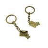 30 Pieces Fashion Jewelry Keyring Keychain Door Car Key Tag Ring Chain Supplier Supply Wholesale Bulk Lots C6FP8 Flower Letter view 1