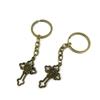 30 Pieces Fashion Jewelry Keyring Keychain Door Car Key Tag Ring Chain Supplier Supply Wholesale Bulk Lots I4NM7 God Latin Cross view 1