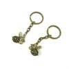 10 Pieces Fashion Jewelry Keyring Keychain Door Car Key Tag Ring Chain Supplier Supply Wholesale Bulk Lots B7NT4 Hollow Bee view 1