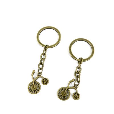4044 Charms 20 Pieces Fashion Jewelry Keyring Keychain Door Car Key Tag Ring Chain Supplier Supply Wholesale Bulk Lots X5VY1 Bicycle Bike