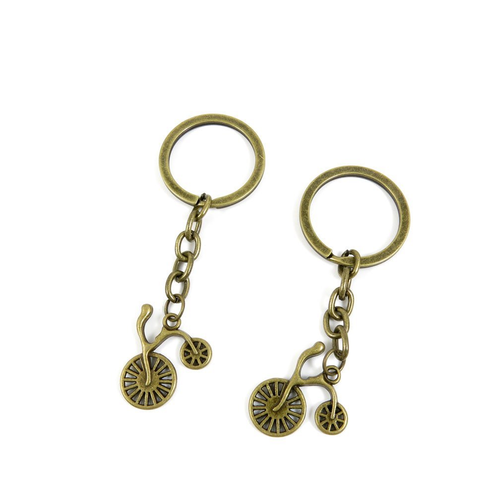 4044 Charms 20 Pieces Fashion Jewelry Keyring Keychain Door Car Key Tag Ring Chain Supplier Supply Wholesale Bulk Lots X5VY1 Bicycle Bike