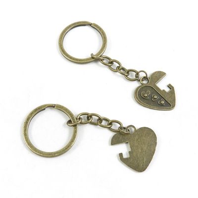 4044 Charms 30 Pieces Fashion Jewelry Keyring Keychain Door Car Key Tag Ring Chain Supplier Supply Wholesale Bulk Lots W1EN7 Love Heart