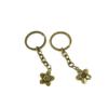 4044 Charms 40 Pieces Fashion Jewelry Keyring Keychain Door Car Key Tag Ring Chain Supplier Supply Wholesale Bulk Lots V5QB0 Flower view 1
