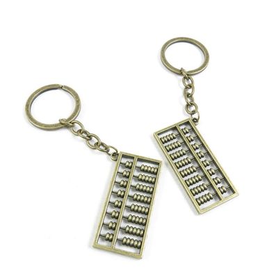 20 Pieces Fashion Jewelry Keyring Keychain Door Car Key Tag Ring Chain Supplier Supply Wholesale Bulk Lots N8CC2 Chinese Abacus
