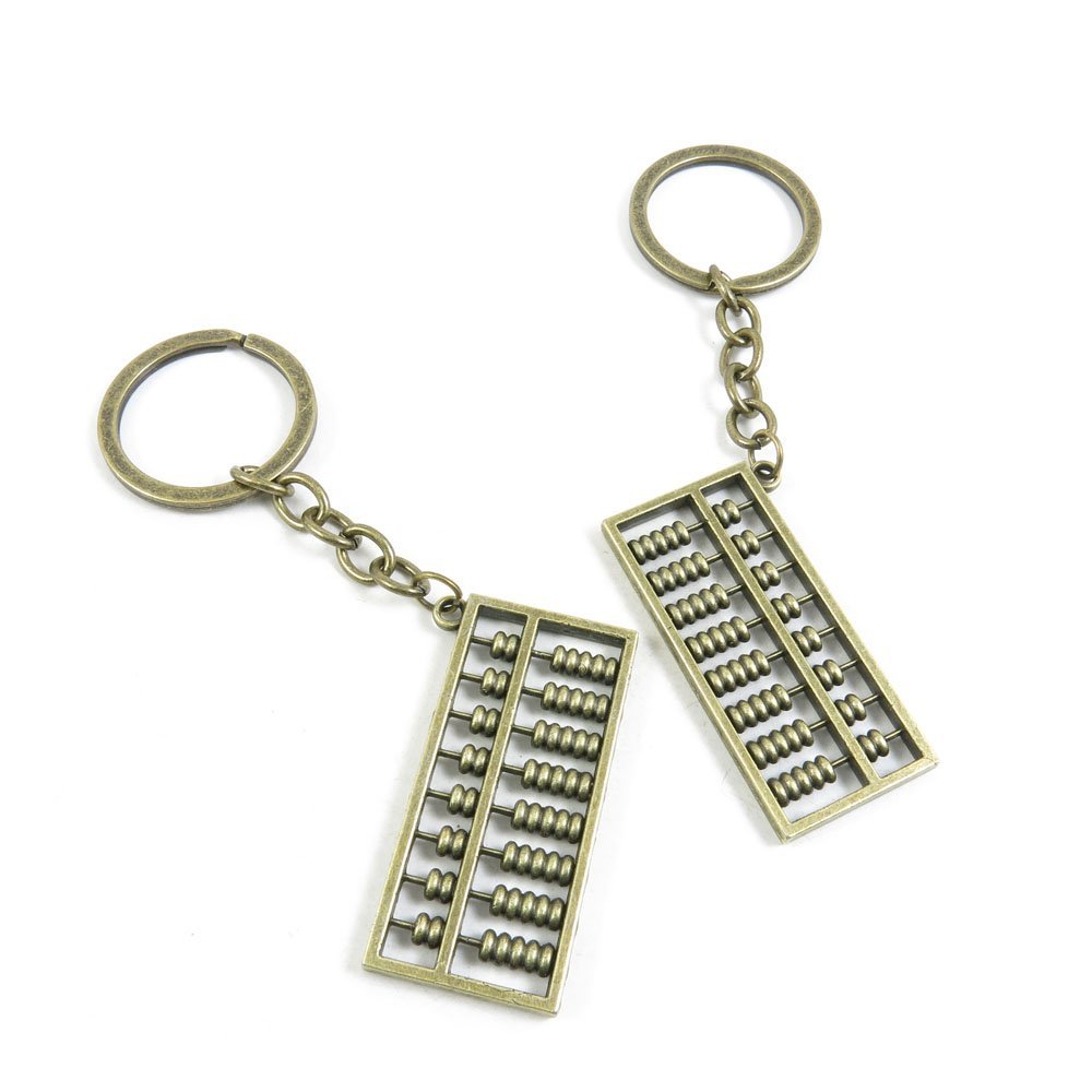 20 Pieces Fashion Jewelry Keyring Keychain Door Car Key Tag Ring Chain Supplier Supply Wholesale Bulk Lots N8CC2 Chinese Abacus