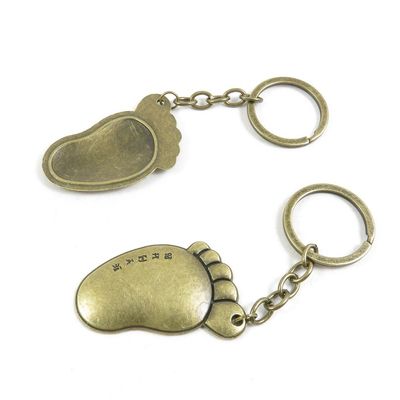 10 Pieces Fashion Jewelry Keyring Keychain Door Car Key Tag Ring Chain Supplier Supply Wholesale Bulk Lots J6FY5 Footprint