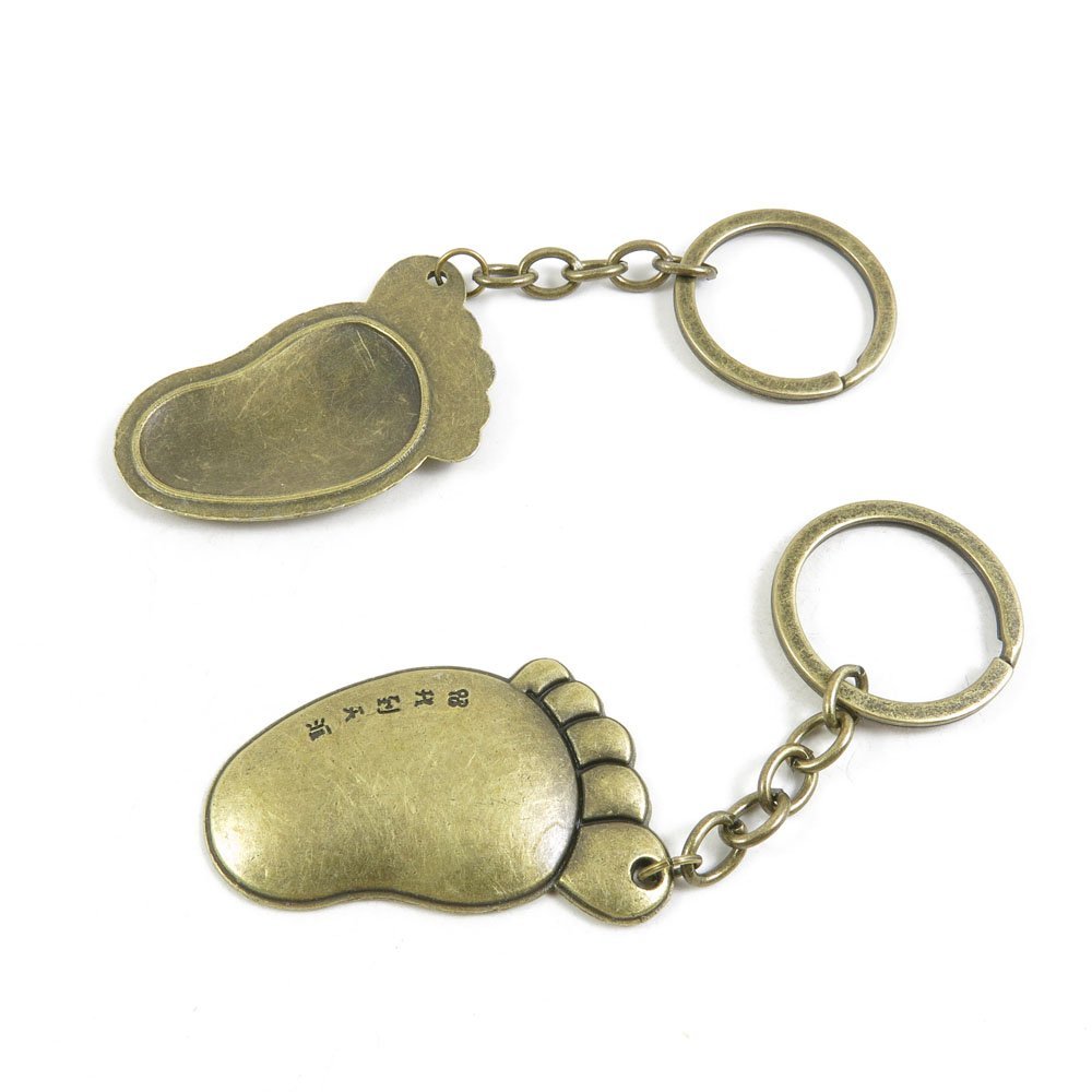 10 Pieces Fashion Jewelry Keyring Keychain Door Car Key Tag Ring Chain Supplier Supply Wholesale Bulk Lots J6FY5 Footprint