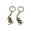 4044 Charms 10 Pieces Fashion Jewelry Keyring Keychain Door Car Key Tag Ring Chain Supplier Supply Wholesale Bulk Lots E1GL2 Hollow Puppy Dog view 1