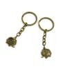 20 Pieces Fashion Jewelry Keyring Keychain Door Car Key Tag Ring Chain Supplier Supply Wholesale Bulk Lots K8MZ3 Lucky Elephant view 1