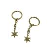 20 Pieces Fashion Jewelry Keyring Keychain Door Car Key Tag Ring Chain Supplier Supply Wholesale Bulk Lots K7WM4 Snowflake Snow Flake view 1
