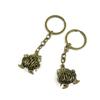10 Pieces Fashion Jewelry Keyring Keychain Door Car Key Tag Ring Chain Supplier Supply Wholesale Bulk Lots L1WL4 Hollow Frog Prince view 1