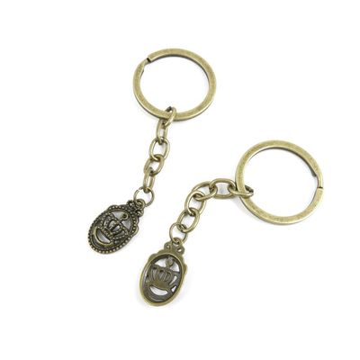 4044 Charms 20 Pieces Fashion Jewelry Keyring Keychain Door Car Key Tag Ring Chain Supplier Supply Wholesale Bulk Lots O7RC1 Crown