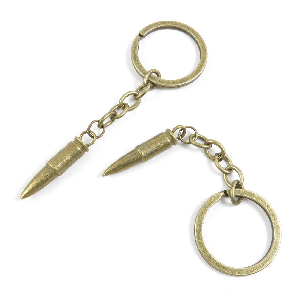 10 Pieces Fashion Jewelry Keyring Keychain Door Car Key Tag Ring Chain Supplier Supply Wholesale Bulk Lots V1TP5 Bullet